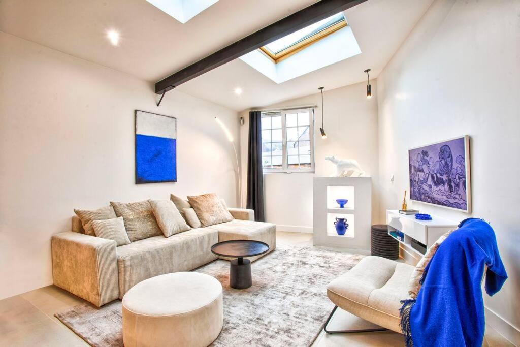 Deauville Luxury Blue Loft - Sauna And Inside Pool Трувіль-сюр-Мер Екстер'єр фото