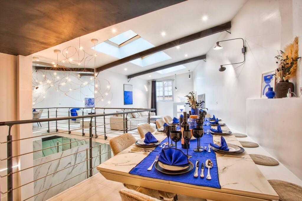 Deauville Luxury Blue Loft - Sauna And Inside Pool Трувіль-сюр-Мер Екстер'єр фото