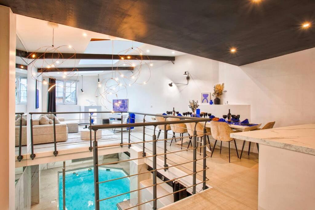 Deauville Luxury Blue Loft - Sauna And Inside Pool Трувіль-сюр-Мер Екстер'єр фото